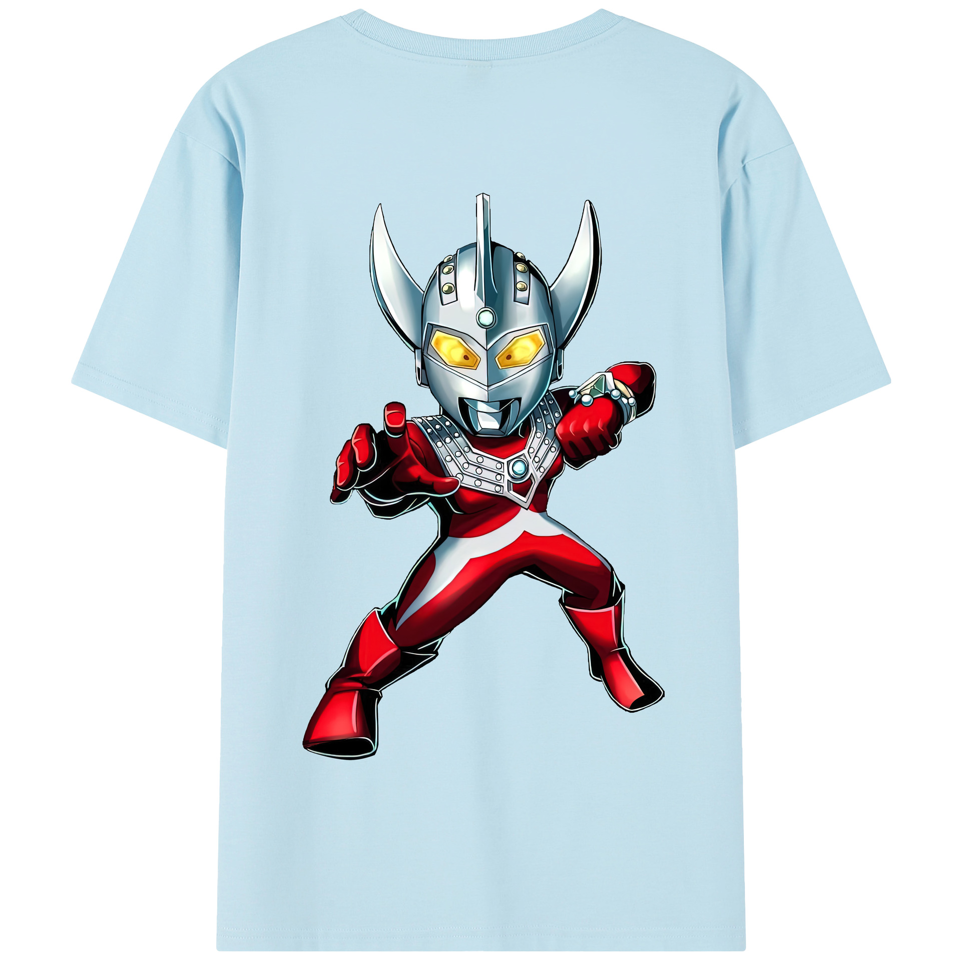 （画像用） ウルトラマン Ultraman 綿100％半袖Tシャツ（背面プリント）